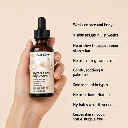 Unwanted Hair Reducing Oil